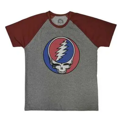 Grateful Dead Unisex Raglan T-shirt: Steal Your Face Classic (xx-large) XXL