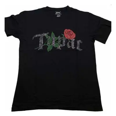 Tričko Rose Logo Tupac XXL