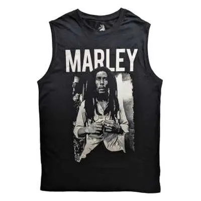 Bob Marley Unisex Tank T-shirt: Marley B&w (medium) M