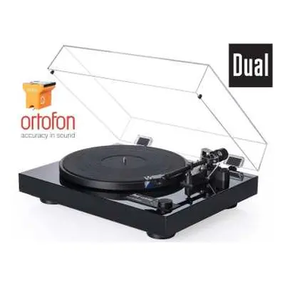 DUAL CS 618Q High End Černý Piano lak + Ortofon QUINTET BRONZE (MC)