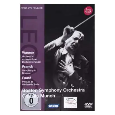 DVD Charles Munch: Legacy Series: Wagner, Franck, Faure