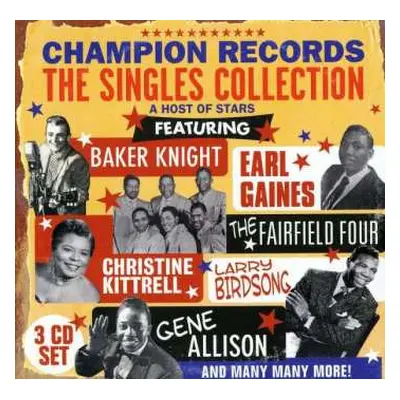 3CD Various: Champion Records The Singles Collection