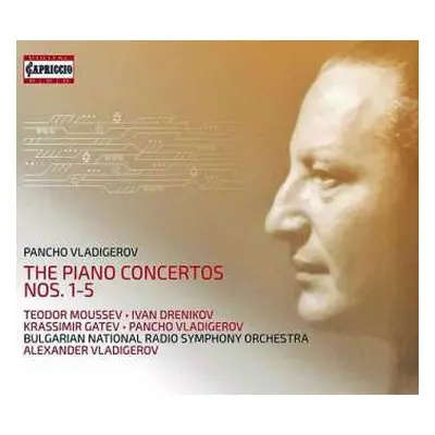 3CD Pancho Vladigerov: Piano Concertos Nos. 1-5 / 5 Silhouettes, Op. 66