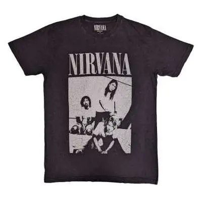 Nirvana Unisex T-shirt: Sitting (distressed) (xx-large) XXL