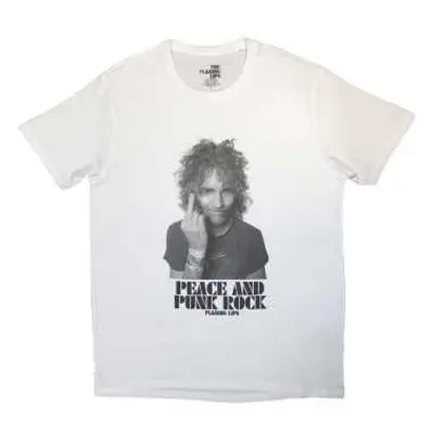 The Flaming Lips Unisex T-shirt: Peace And Punk (small) S