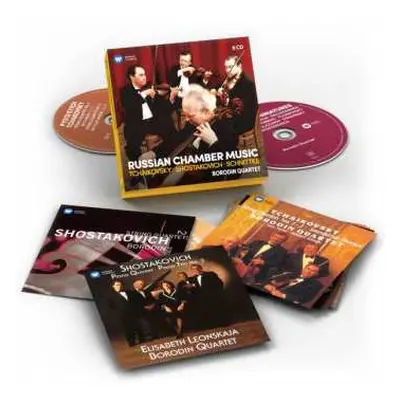 8CD Borodin String Quartet: Russian Chamber Music: Tchaikovsky . Shostakovitch . Schnittke