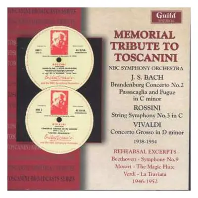 2CD Johann Sebastian Bach: Memorial Tribute To Arturo Toscanini