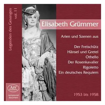 CD Wolfgang Amadeus Mozart: Legenden Des Gesanges Vol.11 - Elisabeth Grümmer