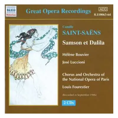 2CD Orchestre National De L'Opéra De Paris: Saint-Saëns: Samson Et Dalila & French Opera Arias