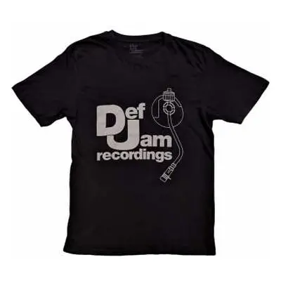 Def Jam Recordings Unisex T-shirt: Logo & Stylus (x-large) XL