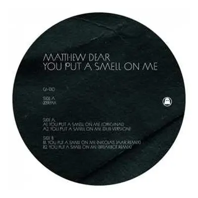 LP Matthew Dear: You Put A Smell On Me LTD