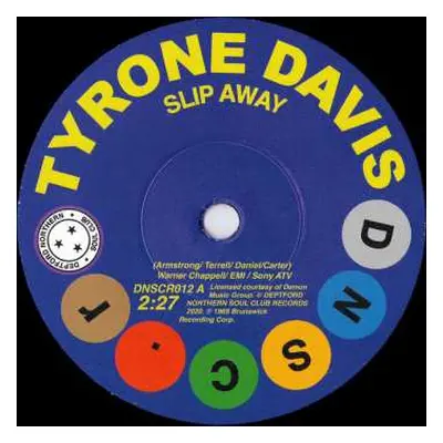 SP Tyrone Davis: Slip Away / There Was A Time