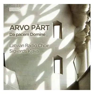 CD Arvo Pärt: Da Pacem Domine