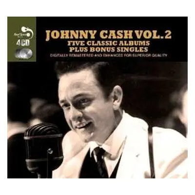 4CD Johnny Cash: Johnny Cash Vol.2 Five Classic Albums Plus Bonus Singles