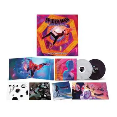 2LP Daniel Pemberton: Spider-man: Across The Spider-verse / Ost Score (white + Dark Purple Marbl