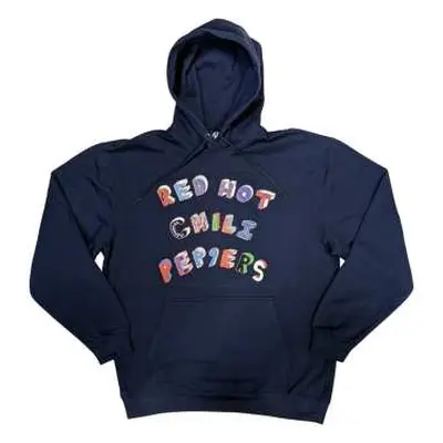 Red Hot Chili Peppers Unisex Pullover Hoodie: Colourful Letters (large) L