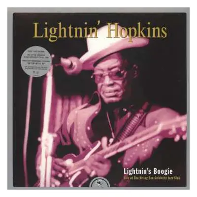 2LP Lightnin' Hopkins: Lightnin's Boogie: Live At The Rising Sun Celebrity Jazz Club LTD