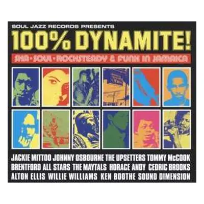 CD Various: 100% Dynamite! Ska, Soul, Rocksteady & Funk in Jamaica