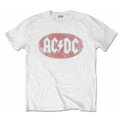 Tričko Oval Logo Ac/dc Vintage XL