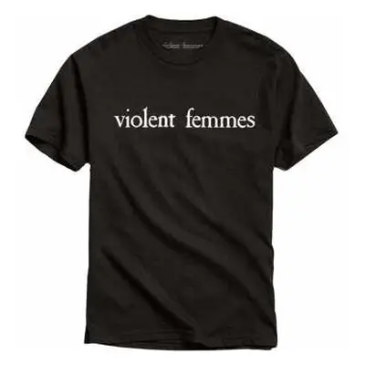 Tričko White Vintage Logo Violent Femmes XXL