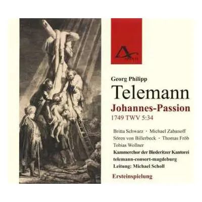 2CD Georg Philipp Telemann: Johannes-passion 1749