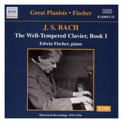 2CD Johann Sebastian Bach: The Well-Tempered Clavier, Book I