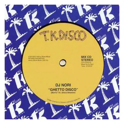 CD DJ Nori: Ghetto Disco - Nori's T.K. Disco Session