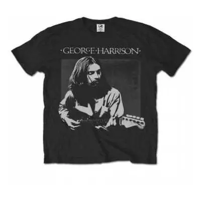 George Harrison Unisex T-shirt: Live Portrait (large) L