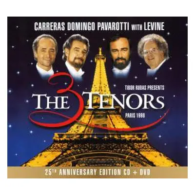 CD/DVD Various: Carreras,domingo,pavarotti - Paris Juli 1998 (25th Anniversary Edition Mit Dvd)