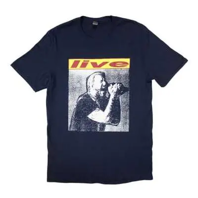 Post Malone Unisex T-shirt: Live In Concert (back Print & Ex-tour) (medium) M