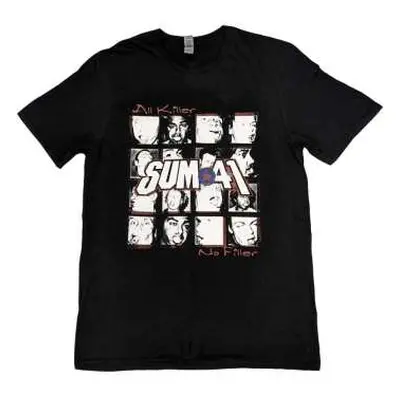 Sum 41 Unisex T-shirt: Aknf Grid European Tour 2022 (back Print & Ex-tour) (small) S