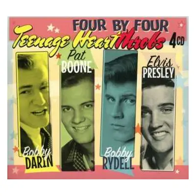 4CD Various: Four By Four Teenage Heartthrobs