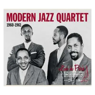 3CD The Modern Jazz Quartet: Live In Paris 1960 - 1961