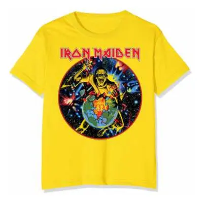 Iron Maiden Unisex T-shirt: World Piece Tour Circle (x-large) XL