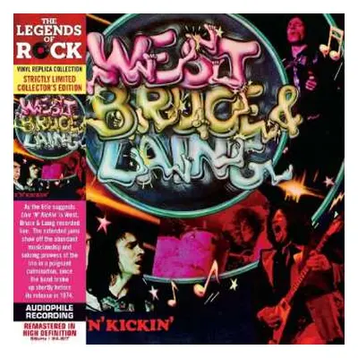 CD West, Bruce & Laing: Live 'N' Kickin' LTD