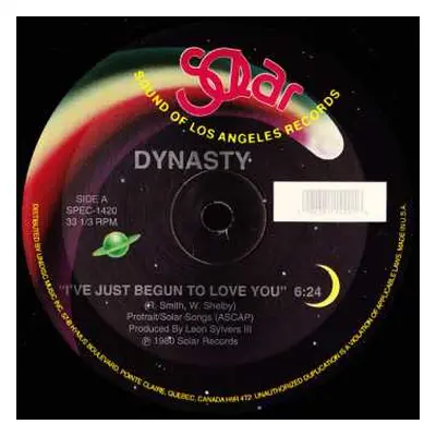 LP Dynasty: I've Just Begun To Love You / Do Me Right