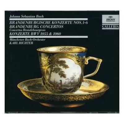 2CD Johann Sebastian Bach: Brandenburg Concertos / Concertos BWV 1055 & 1060