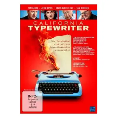 DVD Various: California Typewriter - Die Revolution Wird Mit Der Schreibmaschine Geschrieben