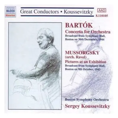 CD Béla Bartók: Concerto For Orchestra / Pictures At An Exhibition