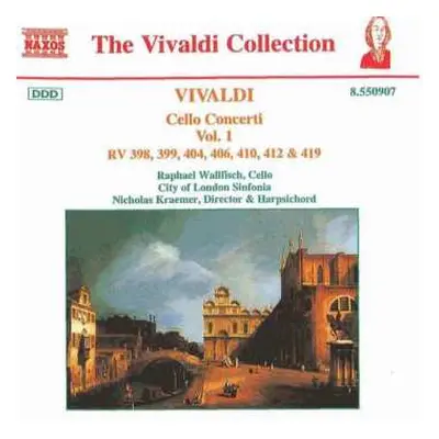 CD Antonio Vivaldi: Cello Concerti Vol. 1 - RV 398, 399, 404, 406, 410, 412 & 419