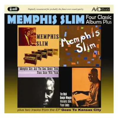 2CD Memphis Slim: Four Classic Albums Plus