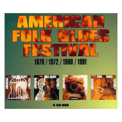 4CD Various: American Folk Blues Festival 1970 / 1972 / 1980 / 1981