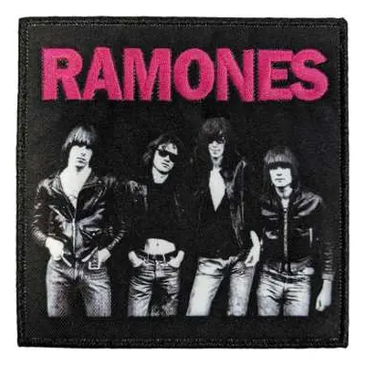 Ramones Standard Printed Patch: Band Photo