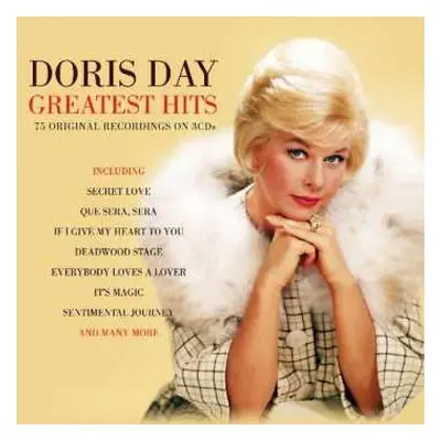 3CD Doris Day: Greatest Hits -- 75 Original Recordings on 3CDs