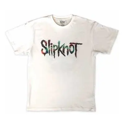 Slipknot Unisex T-shirt: Adderall Faceback (back Print) (medium) M