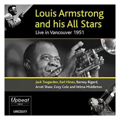 CD Armstrong Louis & His All: Live In Vancouver 1951