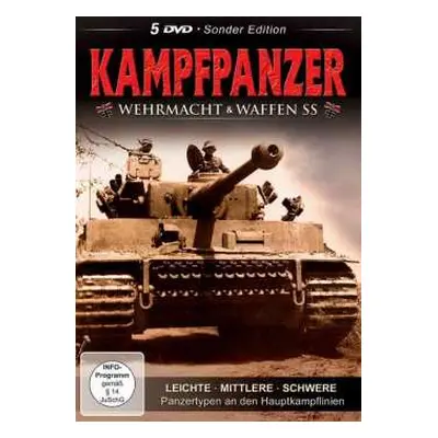 5DVD Various: Kampfpanzer - Wehrmacht & Waffen Ss