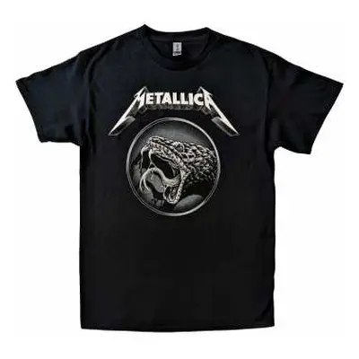 Metallica Unisex T-shirt: Black Album Poster (small) S