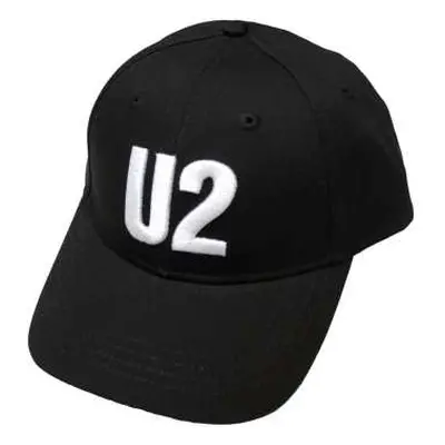 U2 Unisex Baseball Cap: White Logo