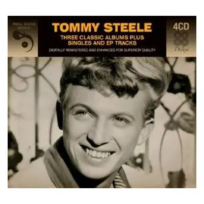 4CD Tommy Steele: Three Classic Albums Plus Singles And EP Tracks DLX | DIGI